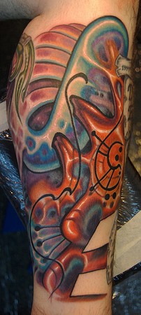 Tattoos - Custom Bio-trip Tattoo - 41430