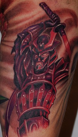 Japanese+samurai+tattoo+sleeve