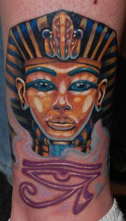 Tattoos - Egyptian Pharaoh Tattoo - 42792