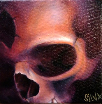 Marvin Silva - 3 eyed skull