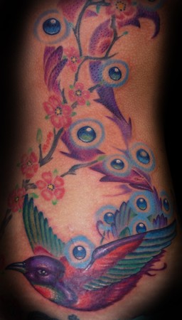 Tattoos - Bubbly bird - 35677