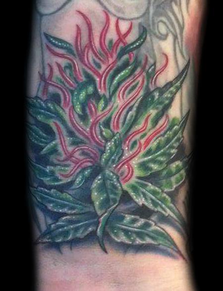 Marvin Silva - Marijuana Tattoo