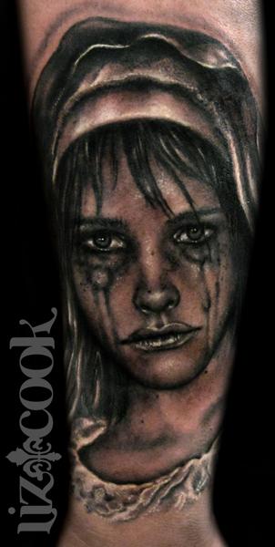 Crying Virgin Mary by Liz Cook : Tattoos