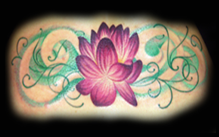For Unique Flower Vine Tattoos Crisaposs Lotus Tattoo