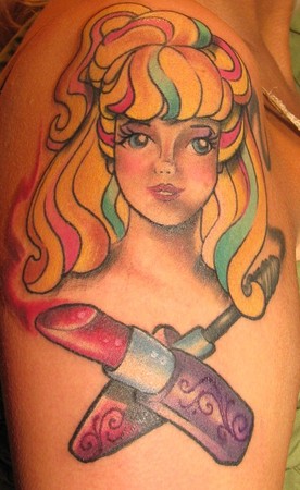 Looking for unique  Tattoos? Barbie Tattoo