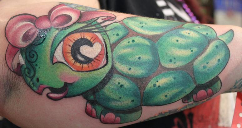 Looking for unique  Tattoos? Girlie Turtle Tattoo