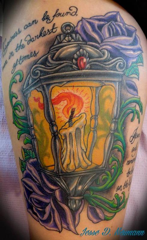lantern tattoo by jesse neumann tattoos lantern tattoo by jesse neumann tattoos