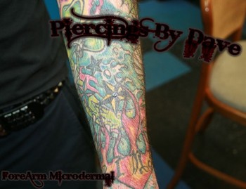 Dave Meth - Fore arm Microdermal