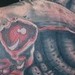 Tattoos - goat skull black and grey - 39603