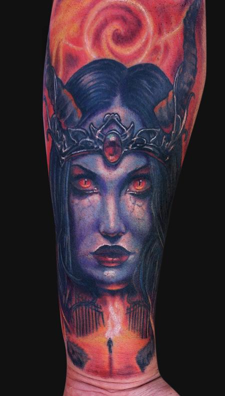 Tattoos - Demon Girl Tattoo - 93208
