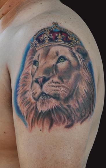 Lion With Crown Tattoo Tattoos tatoo lion