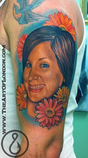 Gerber+daisy+tattoo+pictures