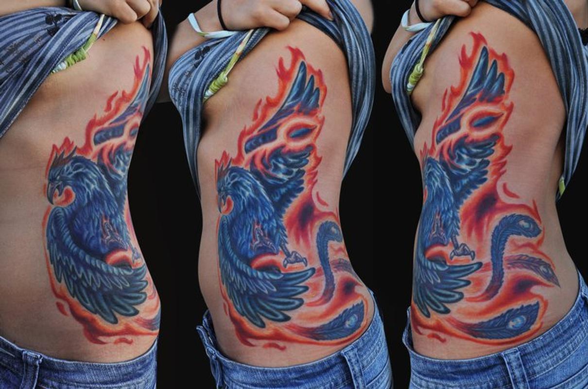 Blue Phoenix Tattoo