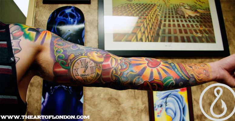 Brittan London Reese Robot Apocalypse Tattoo Large Image