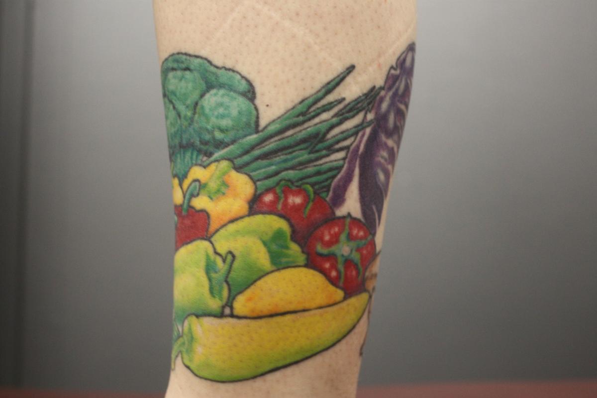 Vegetable Tattoo by Madison Ryan Casey TattooNOW