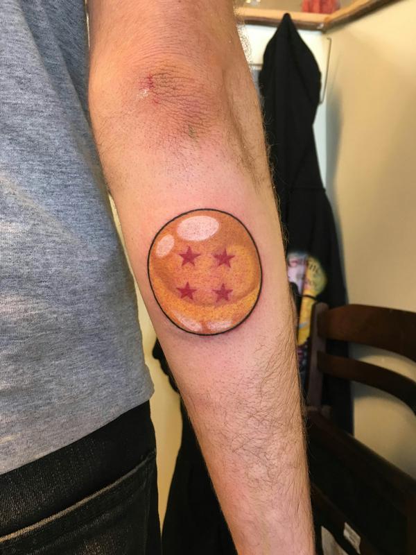 4 star dragonball tattoo