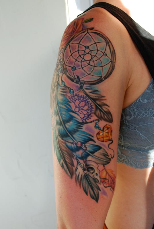 dreamcatcher tattoo by Mallory Swinchock: TattooNOW
