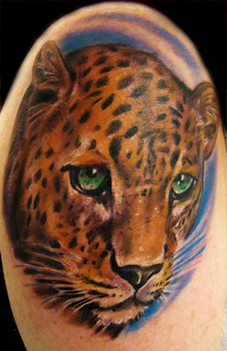Tattoos Tattoos Nature Animal Cat leopard tattoo animal scratch tattoo
