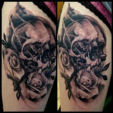 Mark Blanchard - Skull and Rose 