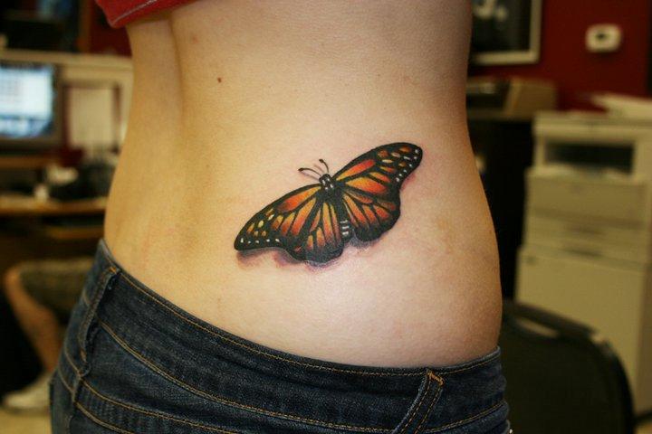 Realistic Butterfly Tattoo By Mike Ashworth Tattoonow