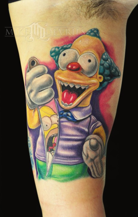 Md Tattoo Studio Tattoos Celebrity Krusty The Clown