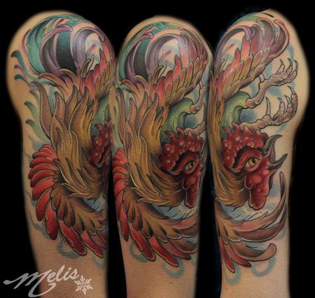Tattoos - Rooster  - 93898