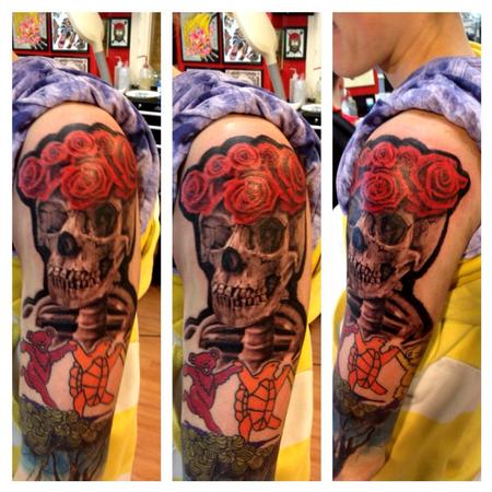 Cesar Perez Tattoos - grateful dead tattoo