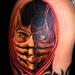 Tattoos - scorpion mortal kombat color tattoo portrait - 72534