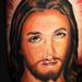 Tattoos - jesus color portrait tattoo - 72638