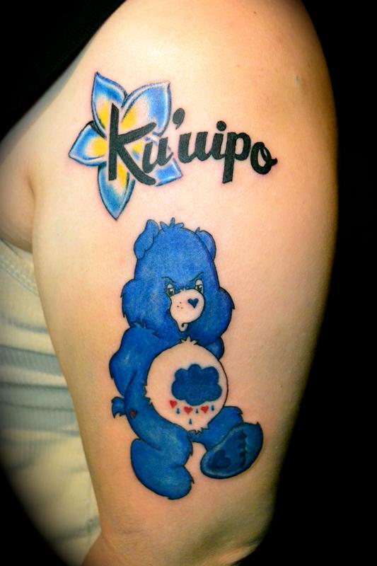 grumpy bear by ryan el dugi lewis tattoonow grumpy bear by ryan el dugi lewis tattoonow