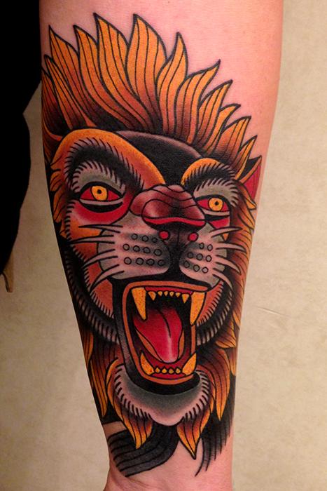 lion tattoo by Jonathan Montalvo: TattooNOW