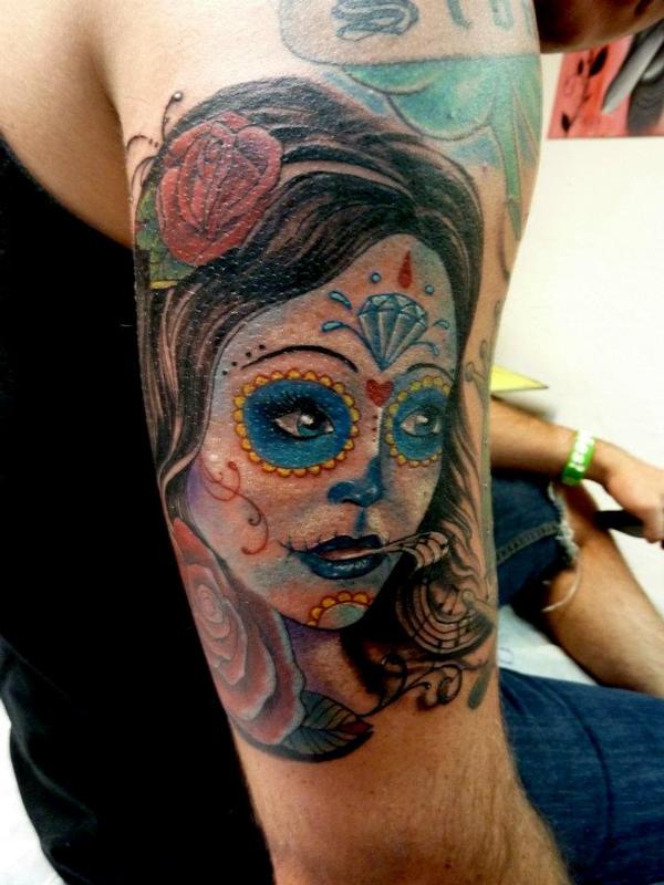 mully tattoo tattoos flower rose day of the dead mully tattoo tattoos flower rose day of the dead