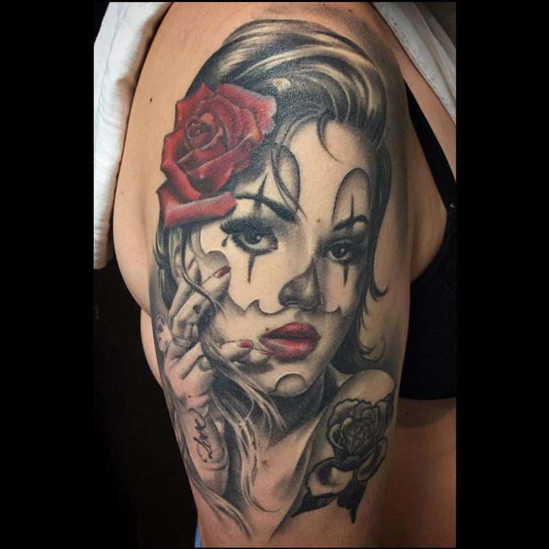 Mystic Eye Tattoo Tattoos Black and Gray Realistic Katrina with a