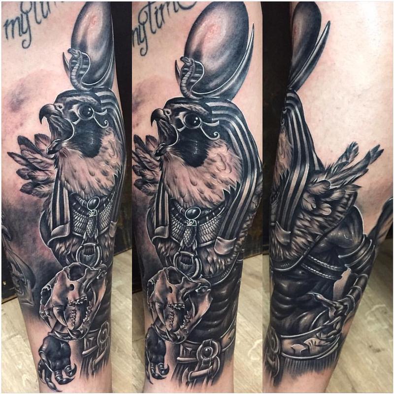 Egyptian God Horus Tattoo