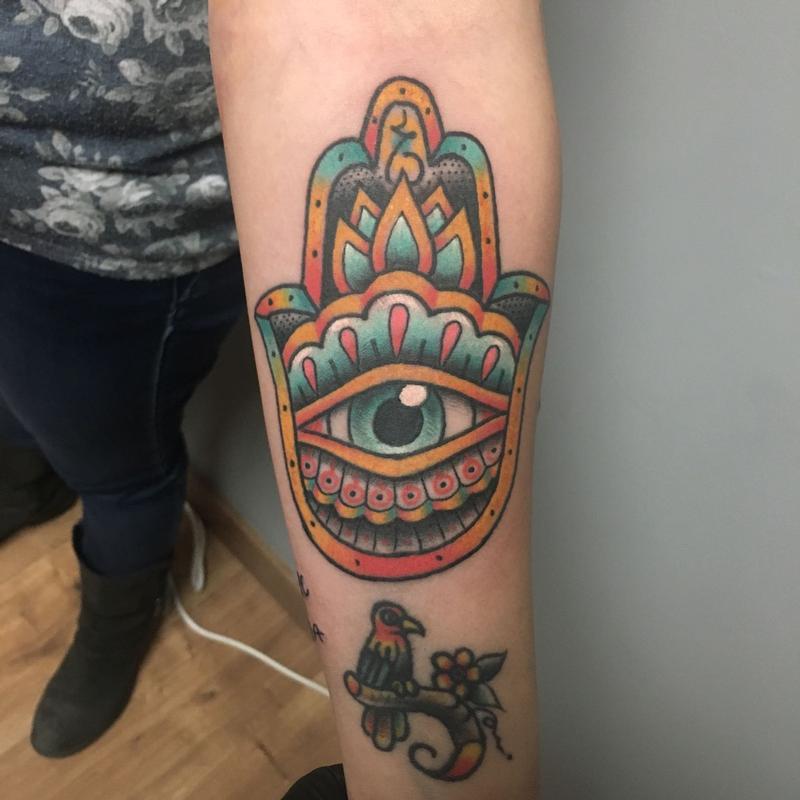 Mystic Eye Tattoo Tattoos Traditional Old School Mano de Fátima a