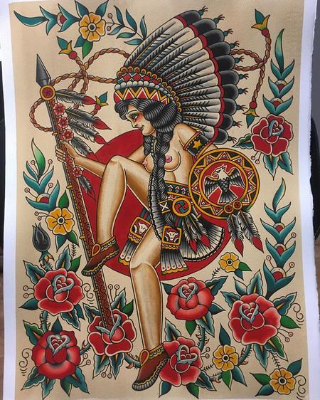 Tattoos - Traditional Sun Dance - 123237