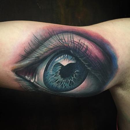 Tattoos - Realistic eye in color - 131921