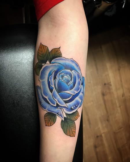 Tattoos - Blue rose - 132751