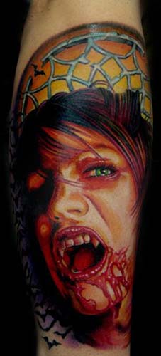 Tattoos - Vampire girl - 28416