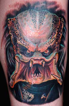 Nate Beavers - Predator tattoo
