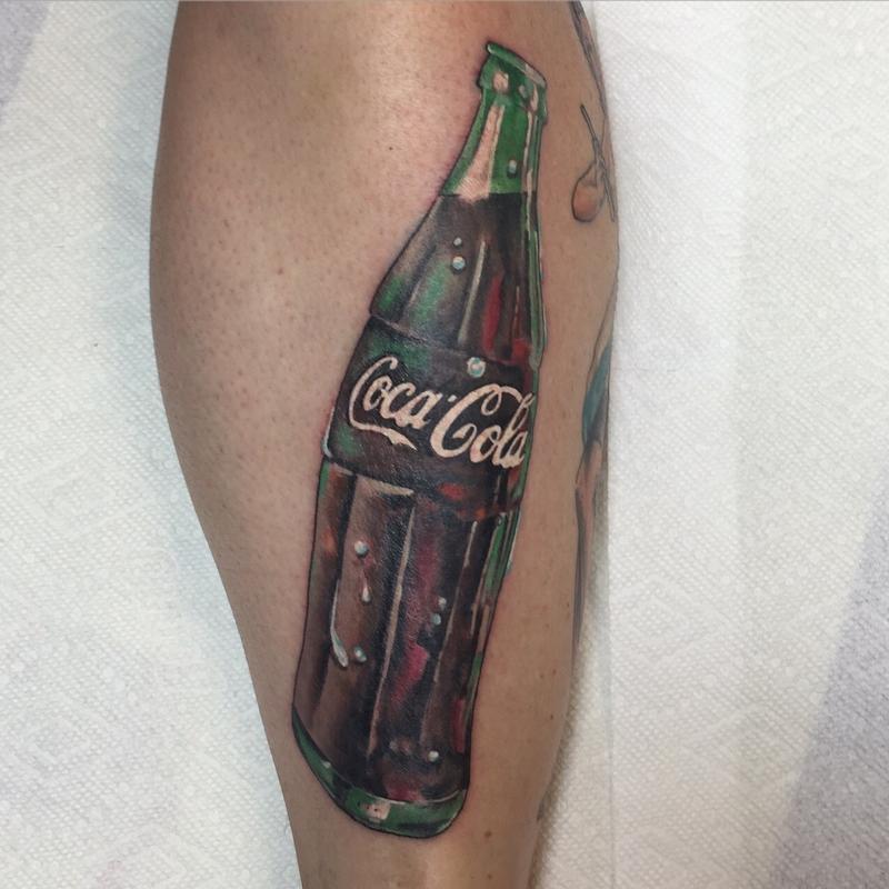 Coke Bottle by Michael Ransom Backus TattooNOW