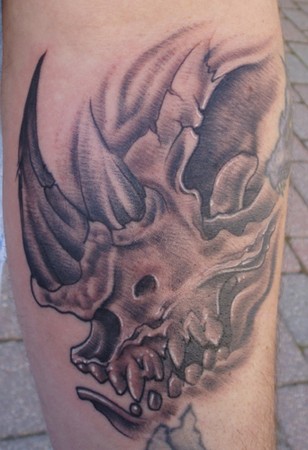 Jamie Cross - Rhino Skull