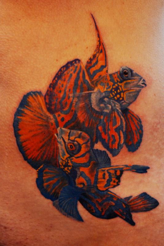 tropical fish tattoo