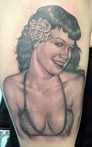 Tattoos - Bikini Pin-up  - 27252