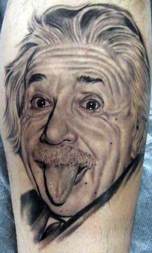 Tattoos - Albert Einstein Portrait - 27254