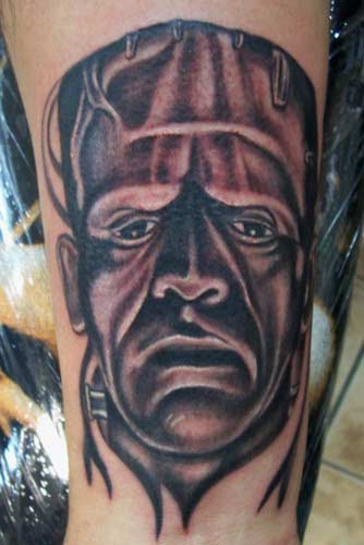 Carlos Rojas - Frankenstein Tattoo