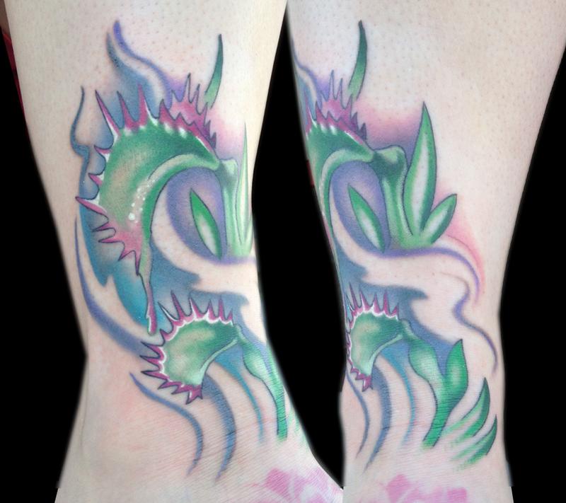 venus flytrap tattoo