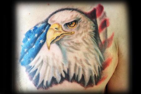 Ricky Borchert - Realistic Eagle Tattoo