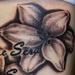 Tattoos - Black and Grey Lily Tattoo - 66076