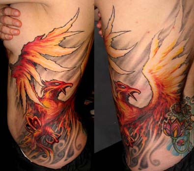 Paul Booth - Fire Phoenix tattoo